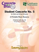 Seitz Student Concerto No. 5 - String Orchestra Parts on CD [String Orchestra Accompaniment Parts on by Friedrich Seitz - Latham Lynne - for CD