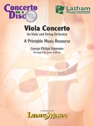 Viola Concerto [Concerto On A Disk] by Telemann Georg Philipp for CD