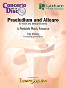 Praeludium and Allegro by Kreisler Fritz - Latham Lynne - for Violin