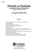 Prelude to Postlude [Violin 1, Violin 2 /Viola and Cello]