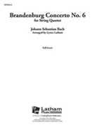 Brandenburg Concerto No. 6 for String Quartet [Violin 1, Violin 2, Viola, Cello]