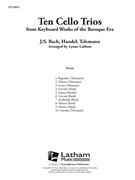 10 Cello Trios [Cello Trio]