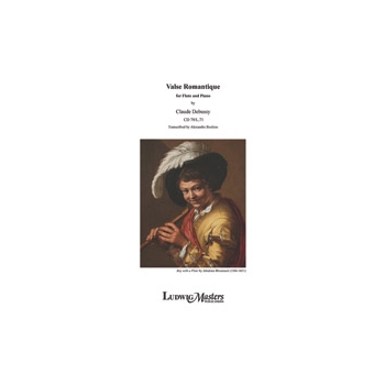 Valse Romantique for Flute and Piano, CD 79/L.71 [Flute and Piano]