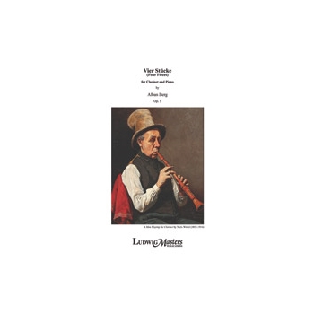 Vier Stucke (4 Pieces) for Clarinet and Piano, Op. 5 [Clarinet and Piano]