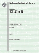 Serenade In E Minor Opus 20 by Elgar Edward for SO Set C