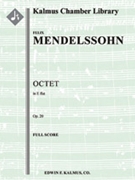 Octet, Op. 20 [4vn, 2va, 2vc (set as scored)]