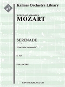 Eine kleine Nachtmusik (Serenade in G) K. 525 [string orchestra] by Mozart Wolfgang Amadeus for Conductor Score