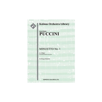 Minuetto No. 1 in A [String Orchestra (8.8.5.5.5 in set)]