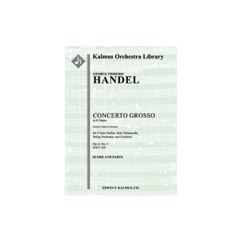 Concerto Grosso in G, Op. 6, No. 1, HWV 319 [Str (2-2-2-1-1 in set): Hpchd (in set): Soli Vn(2).Solo