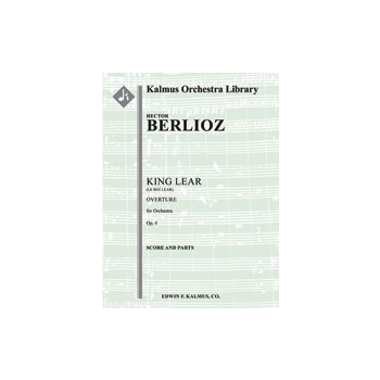Le Roi Lear (King Lear) Overture, Op. 4 [2(2nd dPicc).2.2.2: 4.2.3.1: Timp: Str (9-8-7-6-5 in set)]
