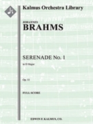 Serenade No. 1 in D, Op. 11 [Full Orchestra, Ensemble Works]