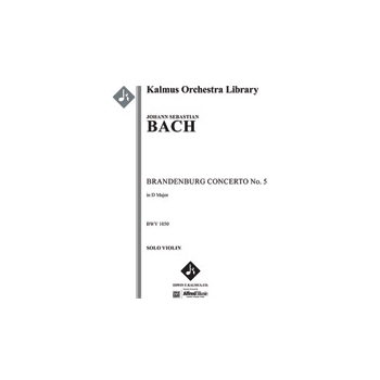 Brandenburg Concerto No. 5 in D, BWV 1050 [Str (2-0-2-1-1 in set): Solo Flute in set: Solo Violin in
