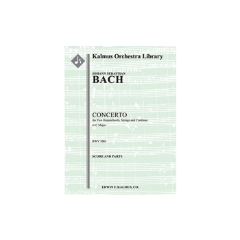 Concerto for Two Harpsichords in C, BWV 1061 [Detailed Instrumentation: Str (2-2-2-1-1 in set): Soli