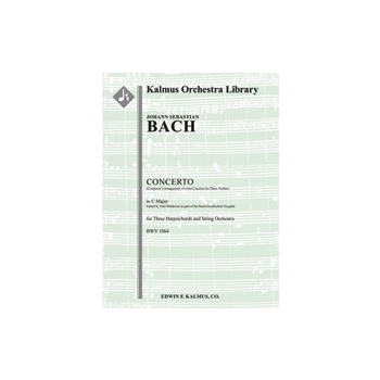 Concerto for Three Harpsichords in C, BWV 1064 (composer's arrangement of a lost Concerto for Three