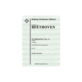 Symphony No. 9 in D minor, Op. 125 'Choral' [2+Picc.2.2.2+CBsn: 4.2.3.0: Timp.Perc(2-3): Str (9-8-7-