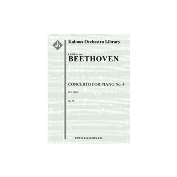Concerto for Piano No. 4 in G, Op. 58 [1.2.2.2 : 2.2.0.0: Timp: Str (9.8.7.6.5 in set): Solo Pno]