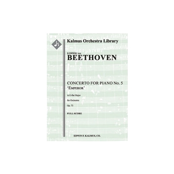 Concerto for Piano No. 5 in E-flat, Op. 73 'Emperor' [2.2.2.2: 2.2.0.0: Timp: Str (9-8-7-6-5 in set)