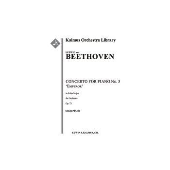 Concerto for Piano No. 5 in E-flat, Op. 73 'Emperor' [2.2.2.2: 2.2.0.0: Timp: Str (9-8-7-6-5 in set)