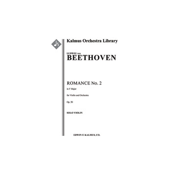 Romance for Violin and Orchestra No. 2 in F, Op. 50 [1.2.0.2: 2.0.0.0: Str (9-8-7-6-5 in set): Solo