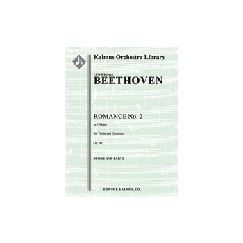 Romance for Violin and Orchestra No. 2 in F, Op. 50 [1.2.0.2: 2.0.0.0: Str (9-8-7-6-5 in set): Solo