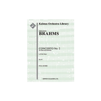 Concerto for Piano No. 2 in B-flat, Op. 83 [2(1st dPicc).2.2.2: 4.2.0.0: Timp: Str (9-8-7-6-5 in set