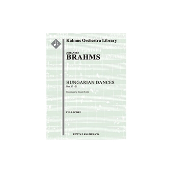 Hungarian Dances Nos. 17 through 21 [2(2nd dPicc).2.2.2: 4.2.3.0: Timp.Perc(2-3): Hp: Str (9-8-7-6-5