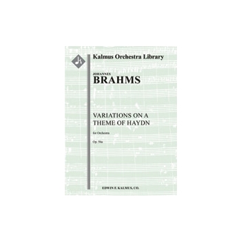 Variations on a Theme by Haydn, Op. 56a [2+Picc.2.2.2+CBsn: 4.2.0.0: Timp.Perc(1): Str (9.8.7.6.5 in