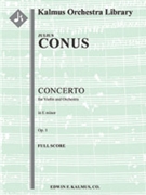 Violin Concerto E Minor [3, 2, 2, 2 - 4, 2, 3, 0, timp, str, solo violin]