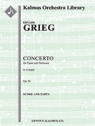 Concerto for Piano in A minor, Op. 16 [2d1, 2, 2, 2 - 4, 2, 3, 0, timp, str, [solo piano]]
