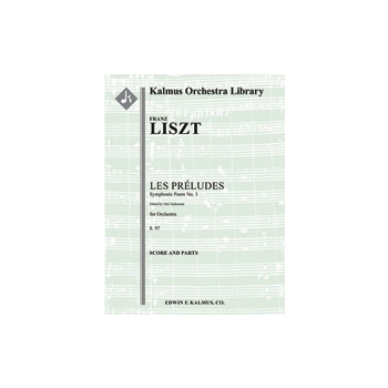 Symphonic Poem No. 3: Les Preludes, S. 97 [3(3rd dPicc).2.2.2: 4.2.3.1: Timp.Perc(2-3): Hp: Str (9-8