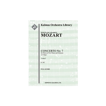 Concerto for Piano No. 7 in F, K. 242 'Lodron' (Concerto for 3 or 2 Pianos) [0.2.0.0: 2.0.0.0: Str (