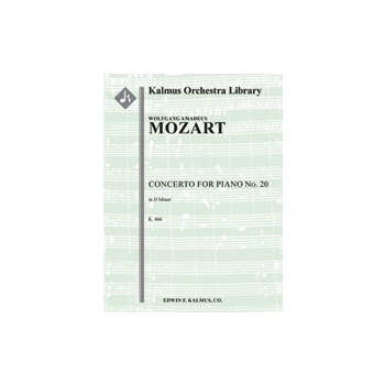 Concerto for Piano No. 20 in D minor, K. 466 [1.2.0.2: 2.2.0.0: Timp: Str (4.4.3.3.3 in set) [Solo P