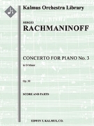 Concerto for Piano No. 3 in D minor, Op. 30 [2, 2, 2, 2 - 4, 2, 3, 1, timp, perc, str, [solo piano]]