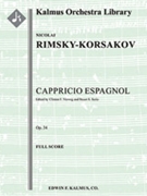 Capriccio Espagnol, Op. 34 [2+1, 2d1, 2, 2 - 4, 2, 3, 1, timp, perc, hp, str]