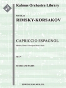Capriccio Espagnol, Op. 34 [2+1, 2d1, 2, 2 - 4, 2, 3, 1, timp, perc, hp, str]