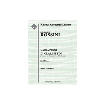 Variazioni di Clarinetto (Variations for Clarinet and Small Orchestra) [1.0.2.1: 2.0.0.0: Str (9-8-7