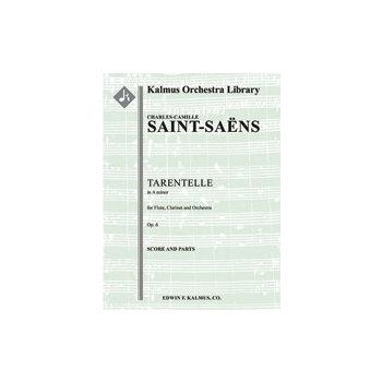 Tarentelle in A minor for Flute, Clarinet and Orchestra, Op. 6 [0+Picc.2.0.2: 2.2.2.0: Timp: Str (9-