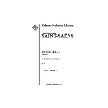 Tarentelle in A minor for Flute, Clarinet and Orchestra, Op. 6 [0+Picc.2.0.2: 2.2.2.0: Timp: Str (9-