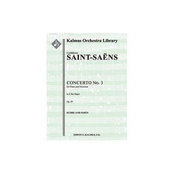Concerto for Piano No. 3 in E-flat, Op. 29 [2.2.2.2: 2.2.3.0: Timp: Str (9-8-7-6-5 in set): Solo Pia