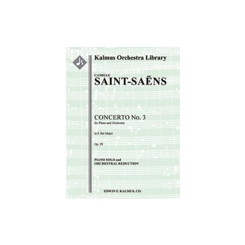 Concerto for Piano No. 3 in E-flat, Op. 29 [2.2.2.2: 2.2.3.0: Timp: Str (9-8-7-6-5 in set): Solo Pia