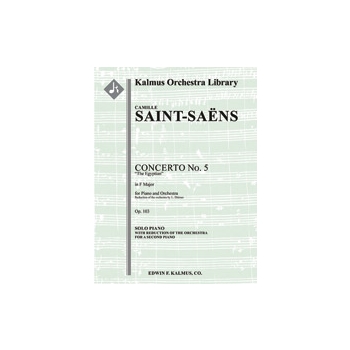 Concerto for Piano No. 5 in F, Op. 103 "Egyptian" [2+Picc.2.2.2: 4.2.3.0: Timp: Str (9-8-7-6-5 in se
