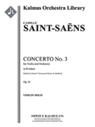 Concerto for Violin No. 3 in B minor, Op. 61 [Full Orchestra, Solo Strings with Ensemble]