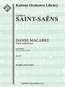 Danse Macabre, Op. 40 [2+1, 2, 2, 2 - 4, 2, 3, 1, timp, perc, hp, str, solo violin in set]