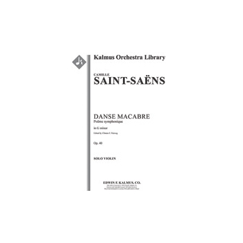 Danse Macabre, Op. 40 [2+Picc.2.2.2: 4.2.3.1: Timp.Perc(3-4): Hp: Str (9-8-7-6-5 in set): Solo Violi