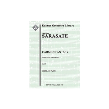 Carmen Fantasy, Op. 25 (Bizet) [2(2nd dPicc).2.2.2: 4.2 Crnt.3.0: Timp.Perc(1): Hp: Str (9-8-7-6-5 i