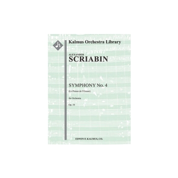 Symphony No. 4, Op. 54 (Le Poeme de l'Extase) [3+Picc.3+EH.3+BCl.3+CBsn: 8.5.3.1: Timp.Perc(5-6): Cl