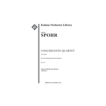 Concertante Quartet in A minor, Op. 131 [2.2.2.2: 2.2.3.0: Timp: Str (4.4.3.3.3: Solo Str Quartet in