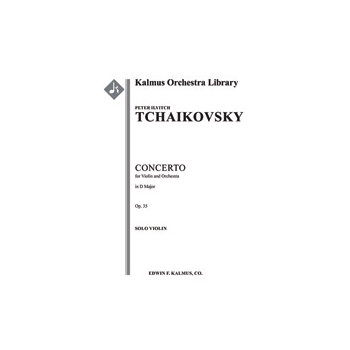 Concerto for Violin in D, Op. 35 [2.2.2.2: 4.2.1(opt.).0: Timp: Str (9-8-7-6-5 in set): Solo Violin