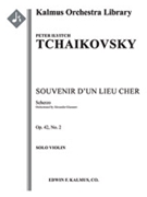 Souvenir d'un Lieu Cher, Op. 42, No. 2: Scherzo [2.2.2.2: 2.0.0.0: Hp: Str(9.8.7.6.5): Solo Violin i