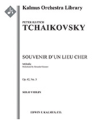 Souvenir d'un Lieu Cher, Op. 42; No. 3: Melodie [Full Orchestra, Solo Strings with Ensemble]